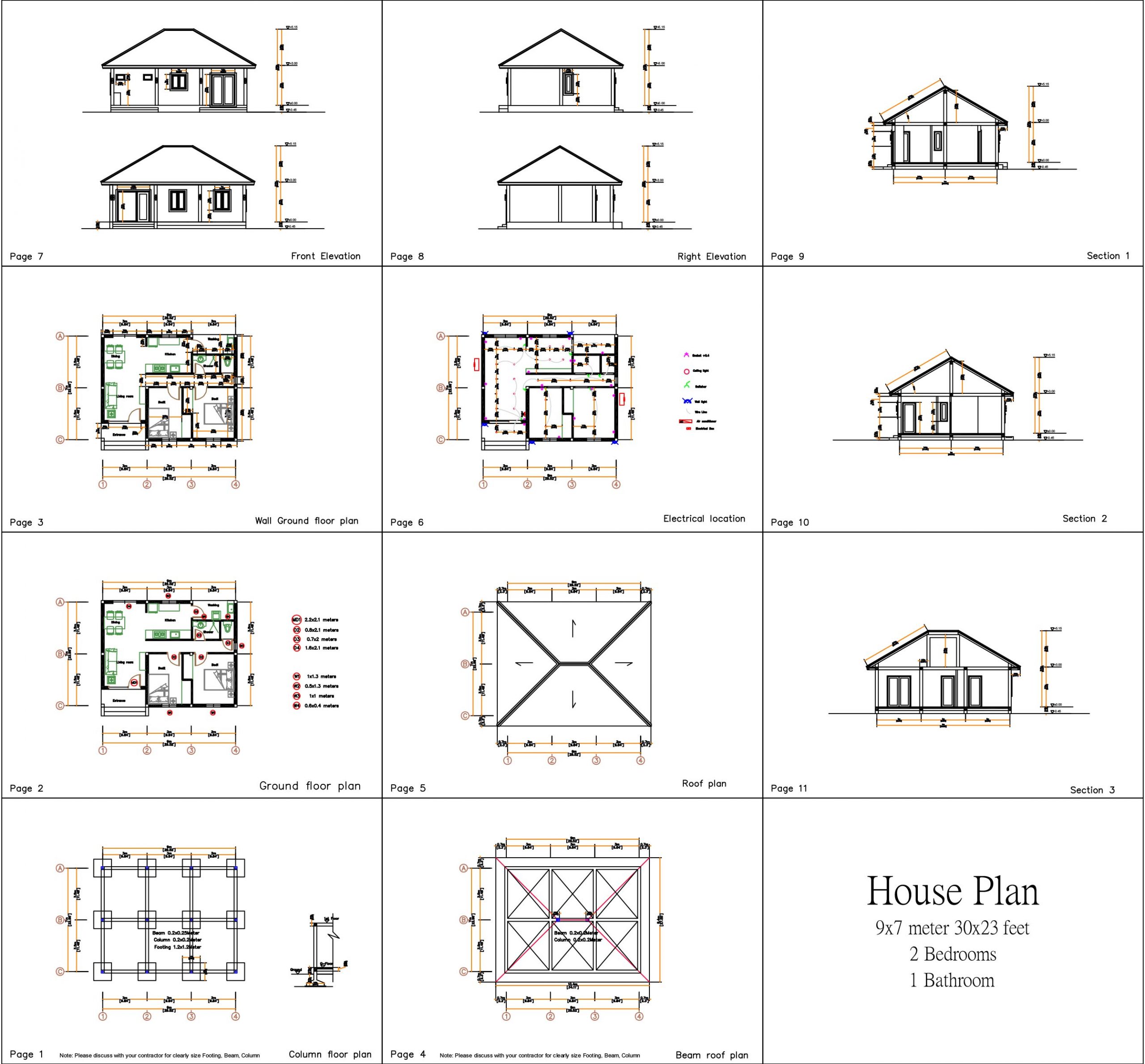 floor-plan-with-roof-and-elevation-viewfloor-co