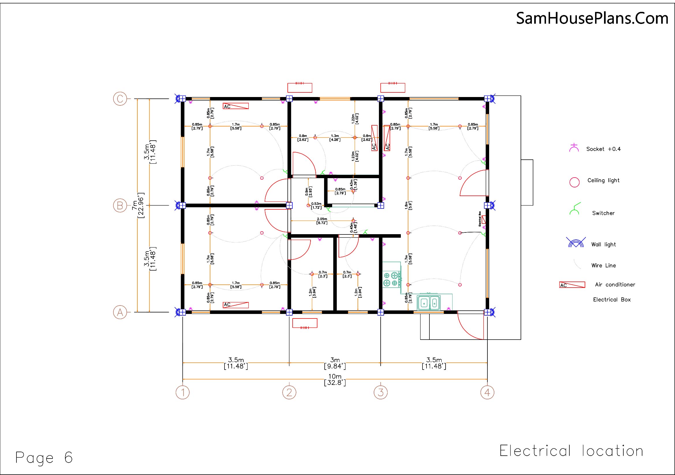 3 bedroom house plan Archives - Houzone