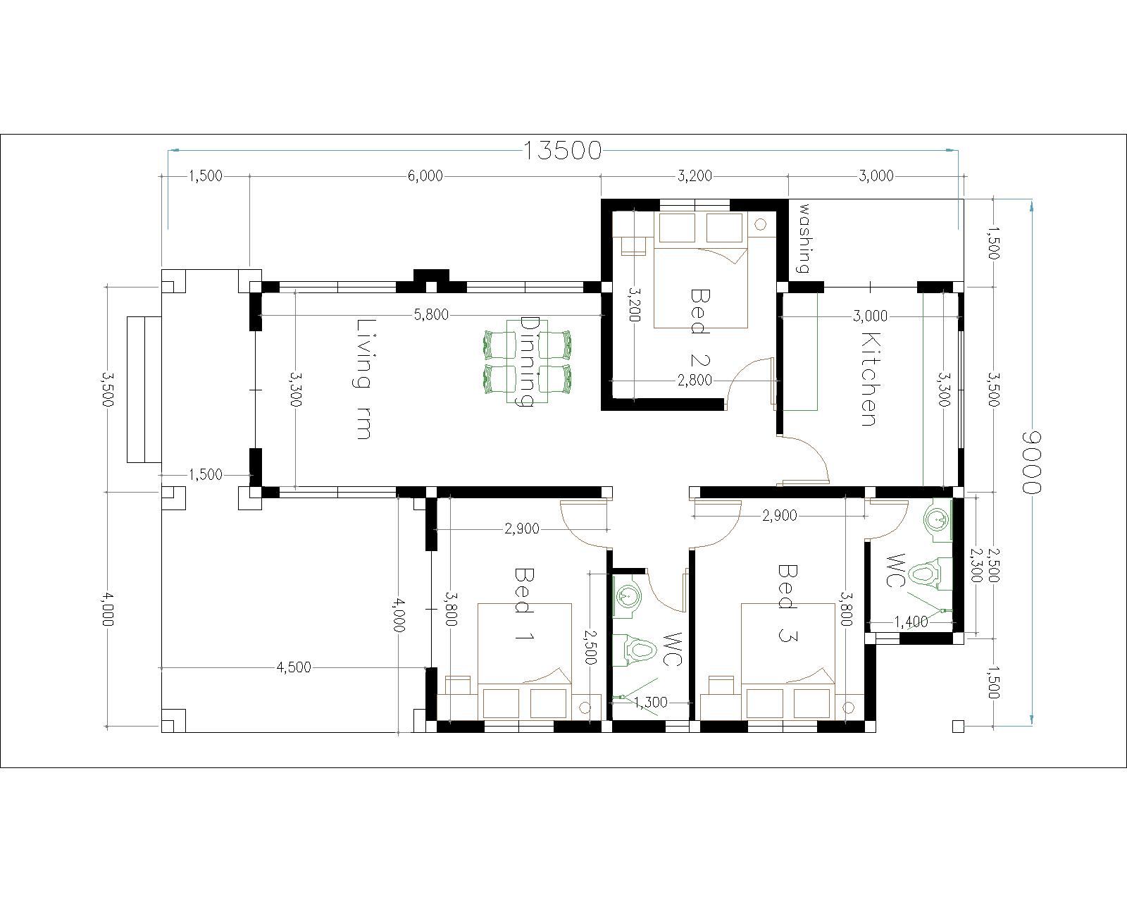9 X 13 Living Room Layout